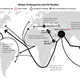 Global choke points: Narrow waterways that are highly vulnerable to piracy, robbery, and competition between nations.